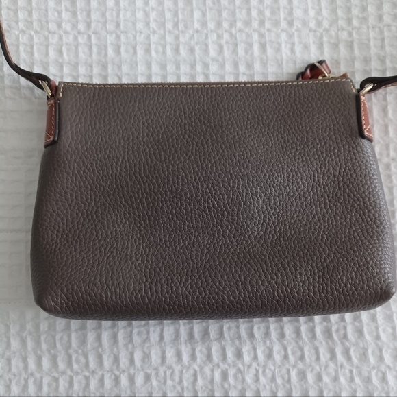 Dooney & Bourke Pebble Grain Large Shopper Tote and Ginger Crossbody in Elephant - Picture 11 of 16